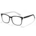 Cyxus glasses blue light filter glasses without strength anti -blue lights from laptops smartphones tablets and other screens on the outside of black inside clear