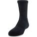 Under Armour Adult Cotton Crew Socks - 6 Black/Gray Pairs (Size Large) - Buy Online on GoSupps.com