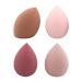 Miss Lil USA 4-Piece Makeup Sponge Blender Set - Non Latex Professional Beauty Sponge for Flawless Foundation Blending - Pink & Nude Colors with Egg Case - Ideal for Cream, Powder, and Liquid Makeup - Buy Online on GoSupps.com