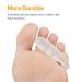 NatraCure Gel Hammer Toe Crest Pads - 1 Pair (Left/Right) - Toe Straightening Cushion for Mallet Toes and Overlapping Toes - Buy Online on GoSupps.com