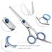 GHB Dog Hair Scissors - 5 Pack for Grooming & Coat Care | Thinning Scissors for All Dogs & Cats - Buy Online on GoSupps.com