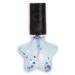 10 X XMAS nail oil for Christmas nail oil in star bottle with mesh bag 8ml blue - set of 10