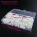 500x ABS False Nails Assorted Different Sizes Nails Cover Natural False Nails Fake Tips Tools With Box - Buy Online on GoSupps.com