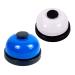 Dongker pet training bells 2 pieces of dog door bell dog bells with large button for potty communication and cleanliness training white and blue