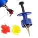 CJZZ Blue Micro Bait Rings Bait Clip with Rings Fishing Rod Pellet Bait Bands Kit for quick fixation of bait feed