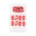dijiusidy False Nail Perfect Matching Simple to Wear Fingernail Full Coverage Press Type Strong Viscosity Adjustable Paster Type 34 F741 Type 34 F741