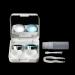 Buy Nfegsiya Contact Lens Container with Mirror - Unisex Black Contact Lens Box for Travel - Durable & Stylish Eye Care Kit - Buy Online on GoSupps.com
