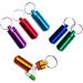 Purple Pill Organizer - Mini Stainless Steel Pill Box Keychain for Travel Waterproof & Durable - Ideal for Camping & Outdoor Adventures - Buy Online on GoSupps.com