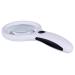 Magnifiers 20 Times Handheld Reading Optical Magnifying Glass 8 LED Lights Old 90MM Large Lens 30 Times with Purple Light Reading Aids