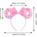 Glitter Sequin Mouse Ears Bow Headband for Disney & Party | Cat Ear Hair Accessories - Buy Online on GoSupps.com
