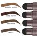 URQT One Step Eyebrow Stamp Kit - Long Lasting Makeup with Stencils, Razor & Brushes (Brunette) - Buy Online on GoSupps.com