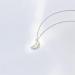 WIPPWER Necklace Charming Moon Shape Pendant Necklace Silver Clavicle Chain for Girlfriend Necklaces for Women - Buy Online on GoSupps.com