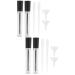 Didiseaon 4 Sets DIY Empty Mascara Tube Lash DIY Kits Empty Mascara Bottle Travel Bottle Plastic Mini Suite