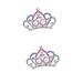 FRCOLOR Set of 2 Crystal Headpieces for Children Wedding Crown Wedding Headpiece Rhinestone Headwear for Women Mini Crowns Combs for Children Royal Party Mini Comb Hair Girls Edition Card