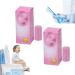 Sangboxs Effective Concentrated Descaling Toilet Cleaning Stick Sangboxs Toilet Cleaning Stick Descaling Toilet Bowl Cleaner Stick Powerful Toilet Bowl Cleaner Four Scents (2pcs-Pink)