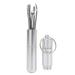 Heepdd ear spoon 6 pcs.Shift stainless steel ears lard removal set bag storage tube keychain for the ears cleaning body peeling
