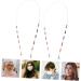 Healeved 2pcs Anti-Drop Mask Chain for Kids - Soft Ceramic Polymer & Glasses Holder - Buy Online on GoSupps.com