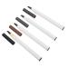BIUDECO 4pcs Four Forked Eyebrow Pencil Eyebrow Cosmetics Eyebrow Pencil Brown Finger Holder Protector Abs