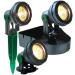 Blagdon Ultra Bright 3 Watt LED Pond and Garden Lights - Fully Submersible Waterproof (5 Lights) - Includes Transformer, Cables, and Fixings - Black - Buy Online on GoSupps.com