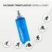 Sinovati TPU Foldable Drinking Bottles - BPA-Free Sports Water Bottle for Hiking Camping and Climbing - 500ml Blue (Pack of 2) - Buy Online on GoSupps.com
