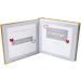 Golden 50th Wedding Anniversary Photo Album - Personalizable Double Heart Decoration - Haysom Interiors - Buy Online on GoSupps.com