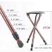 Canes Folding Cane Stool Elderly Crutches Stool with Radio and Alarm Function LED Light Height Adjustable Travel Aid for Elder Parents Gift - Buy Online on GoSupps.com