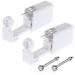 YZWDTGS Nose Piercing Gun 2 Pack Self Nose Piercing Kit Unit Safety Disposable Nose Piercing Gun with Nose Stud Piercing Kit Tool for Cartilage Helix Piercing Gun Piercing Jewelry (Silver-N)