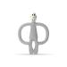 Matchstick Monkey Antimicrobial Silicone Teether & Gel Applicator Easy To Grip BPA Free 3 Months Old+ 11 cm Grey Monkey Grey Monkey 3 Months Old+ 1 Monkey Teether