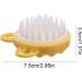 Ergonomic Silicone Hair Comb & Shampoo Brush | Portable Hair Massage Device for All Ages | Perfect Gift for Family - Buy Online on GoSupps.com