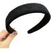 scicent Black Padded Headband Hairbands for Women Fabric Hair Band Elastic Head Wrap Cute Daily Hair Band Hair Accessories - Black - Buy Online on GoSupps.com