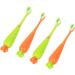 Buy Healvian 20 Pack Carrot Toothbrush Set for Kids | Toddler & Children's Travel Toothbrushes | Household Dental Care - Buy Online on GoSupps.com