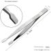 AMIUHOUN 4-Piece Set of Stainless Steel Combination Tweezers Elbow Tip Labor-Saving Pliers -Reverse Flat-Mouth Stamp Clips - Buy Online on GoSupps.com