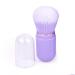 Retractable Kabuki Brush Travel Makeup Brush Blush Brush Foundation Brush Suitable for Liquid Foundation Pressed Powder Contour Cream Capsule-shape Super cute and multi-color available Purple
