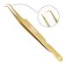 Professional Golden Lash Tweezers for Eyelash Extension - Japanese Stainless Steel, Precise 90 Angular Tip - Buy Online on GoSupps.com