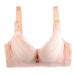 Bra Sports Extra-elastic Women's Top Breathable Trim Plus Size Adjustable Bustier Ladies Large Breasts Beige 42B