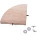 Fdit Platform Wood Bird Cage Perch Stand for Parrot Hamster Small Pets - 13x13cm - Buy Online on GoSupps.com