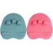 Soft Silicone Shower Brush 2 Pack - Body, Face & Short Hair Wash - Exfoliating Skin Massage Scrubber - Dry Skin Brushing Glove Loofah - Sensitive Skin Friendly - Peony Pink & Green - 1 Pair - Buy Online on GoSupps.com