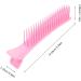 FRCOLOR Hair Salon Clip Salon Clips Nonslip Hair Clips Hair Styling Tools Haircut Clips Styling Hair Clips Hairdressing Hairpin Parting Comb Clips Grip Clips for Hair Sectioning Bill Clips 14.20X3.00X2.30CM Pink - Buy Online on GoSupps.com