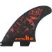 FCS 2 FT PC Tri-Fin Set in Black-Red L - High Performance Surfboard Fins - Buy Online on GoSupps.com