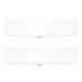 Hair Extension Rack Organizer Hair Extension Holder Reusable Acrylic Easy to Use for Weaving for Styling (White)