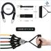11-Piece Resistance Band Set for Home Workouts | Durable Strength Training & Therapy Bands with Handles Ankle Straps & Door Anchor - Buy Online on GoSupps.com