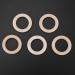 50 Unfinished Natural Wood Rings - 50mm DIY Craft Accessories for Jewelry Bracelets & Garlands - Buy Online on GoSupps.com
