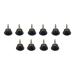 UTALIND 5 Pairs Round High Heel Tip Replacement Dowels High Heel Repair Pins for Women  High Heel Repair Tool Stiletto Repair Heel Caps Dowels  3mm Metal Pins Black