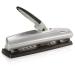 Swingline Desktop Hole Punch  2-7 Holes Adjustable  20 Sheet Capacity  Light Touch Low Effort Paper Punch  Black/Silver (74030) 1 Each 20 Sheet Staples