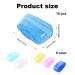 YM 15 Pack Toothbrush Head Lid - Anti-Dust Antibacterial Toothbrush Protection Cover for Home & Travel | Mixed Colors - Buy Online on GoSupps.com