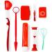 Keuyeo 8-Piece Dental Care Kit | Orthodontic Teeth Whitening Tools for Oral Hygiene - Buy Online on GoSupps.com