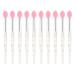 10pcs Lip Mask Brush Lip Brush Makeup Applicator Wand for Beauty Crystal Handle Applicator Lip Balm Applicator Lip Exfoliator Miss Portable Lipstick 8x0.7cm Golden