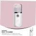 Healeved Hydrating Instrument Nano Mist Sprayer Portable Face Steamer Nano Face Steamer Abs White - Buy Online on GoSupps.com