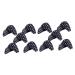 FOMIYES 10 Pairs Sole Pads Toe Filler for Big Shoes Reusable Shoes for Women High Heel Inserts Pad High Heels for Women Closed Toe Foot Brace Shoe Pad of Foot Forefoot Paper Pad Loose Miss