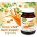 KOPP Vital Beta-Carotene Capsules - 200 Vegan Capsules | Pure Carrot Extract | High-Quality Vitamin A Supplement - Buy Online on GoSupps.com